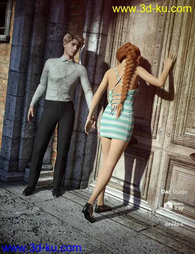 Invetero Amore Mio Poses Genesis 8模型的图片8