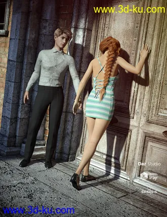 3D打印模型Invetero Amore Mio Poses Genesis 8的图片