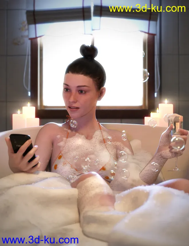 Iray Foam and Bubbles模型的图片2