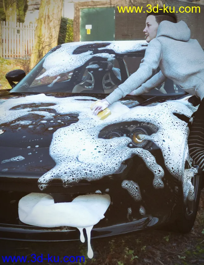 Iray Foam and Bubbles模型的图片3