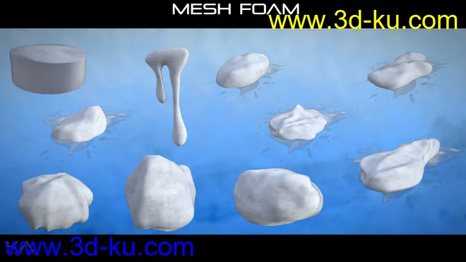 Iray Foam and Bubbles模型的图片8