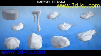 3D打印模型Iray Foam and Bubbles的图片