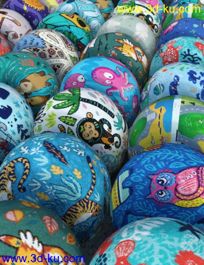 Iray Kids Room Carpet Shaders模型的图片1