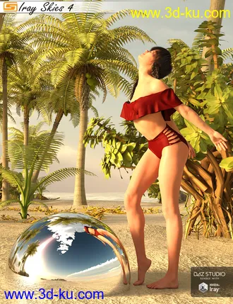 3D打印模型Iray Skies 4 - 10 Skies (HDRIs) for use with Iray的图片