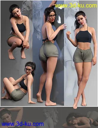 3D打印模型iV 100 Seductive Poses for Genesis 8 Female(s)的图片