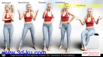 3D打印模型iV Expressive & Receptive Poses For Genesis 8 Female(s)的图片