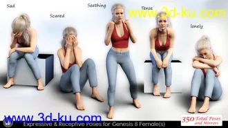 3D打印模型iV Expressive & Receptive Poses For Genesis 8 Female(s)的图片