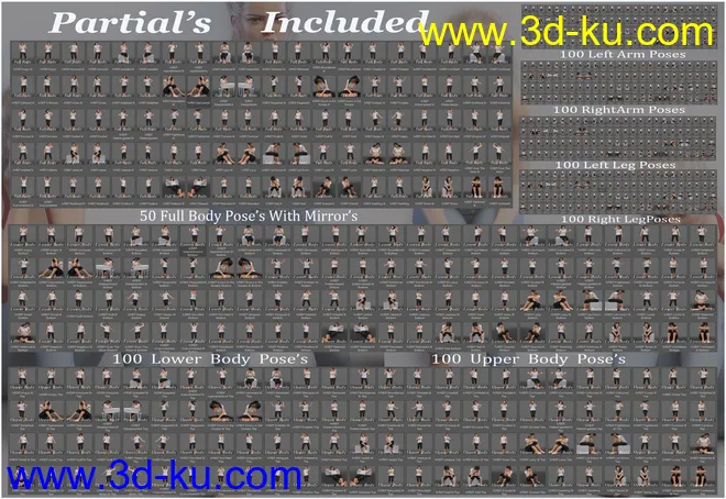 iV Expressive & Receptive Poses For Genesis 8 Female(s)模型的图片13