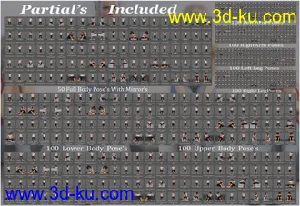 3D打印模型iV Expressive & Receptive Poses For Genesis 8 Female(s)的图片