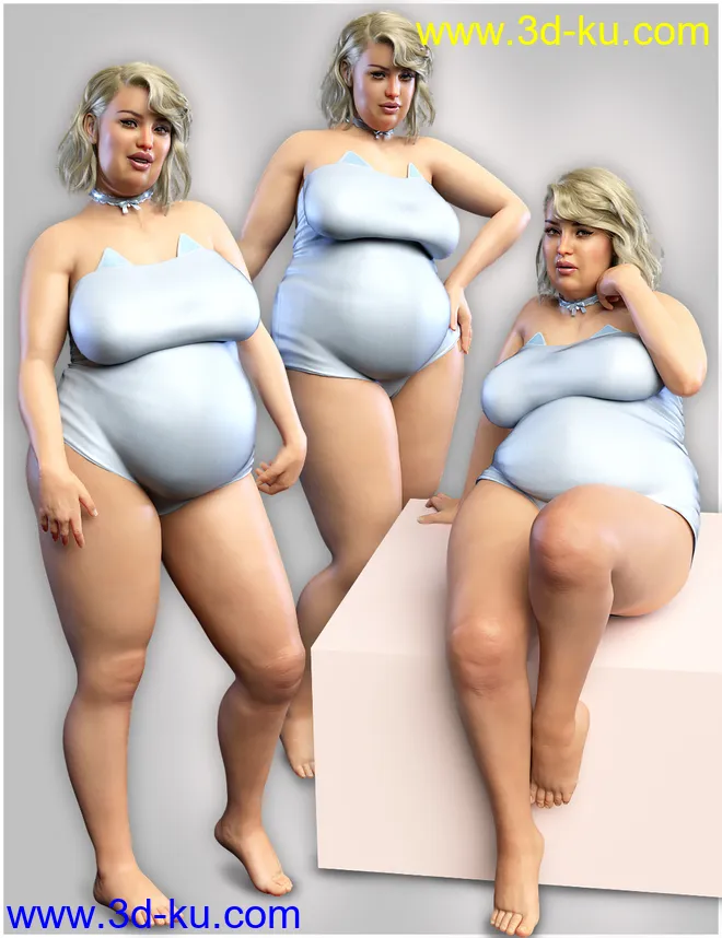 iV Real Voluptuous Beauty Shapes And Poses for Genesis 8 Female(s)模型的图片1