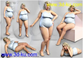 3D打印模型iV Real Voluptuous Beauty Shapes And Poses for Genesis 8 Female(s)的图片
