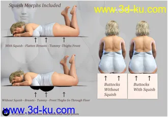 3D打印模型iV Real Voluptuous Beauty Shapes And Poses for Genesis 8 Female(s)的图片