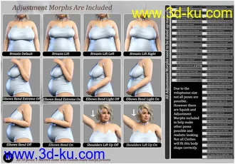 3D打印模型iV Real Voluptuous Beauty Shapes And Poses for Genesis 8 Female(s)的图片