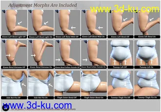 3D打印模型iV Real Voluptuous Beauty Shapes And Poses for Genesis 8 Female(s)的图片