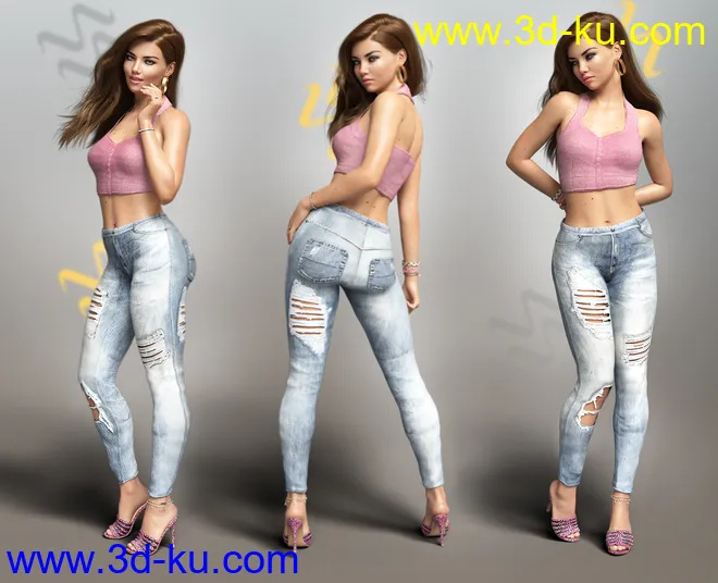 iV Standing Pose Collection For Genesis 8 Female(s)模型的图片3