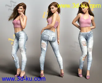 3D打印模型iV Standing Pose Collection For Genesis 8 Female(s)的图片