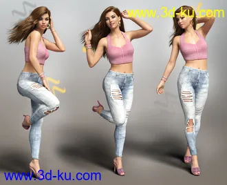 3D打印模型iV Standing Pose Collection For Genesis 8 Female(s)的图片