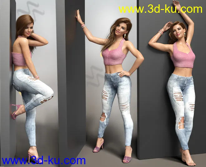 iV Standing Pose Collection For Genesis 8 Female(s)模型的图片6