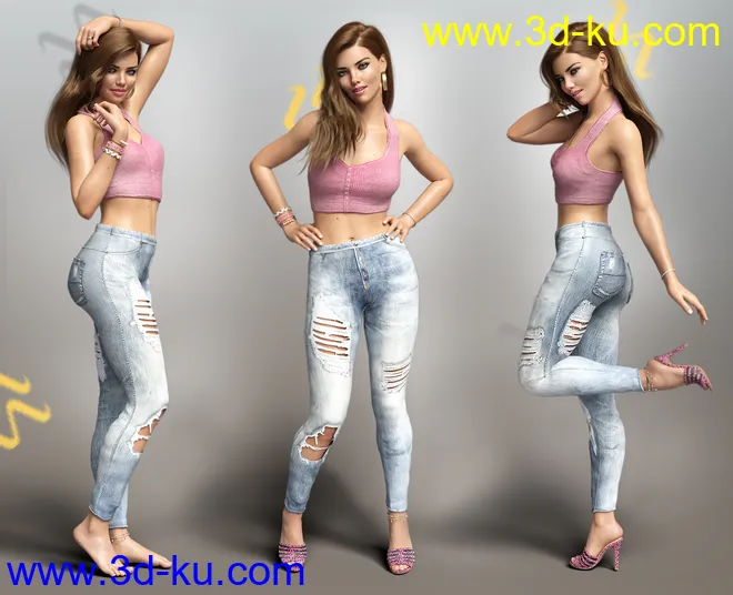 iV Standing Pose Collection For Genesis 8 Female(s)模型的图片7