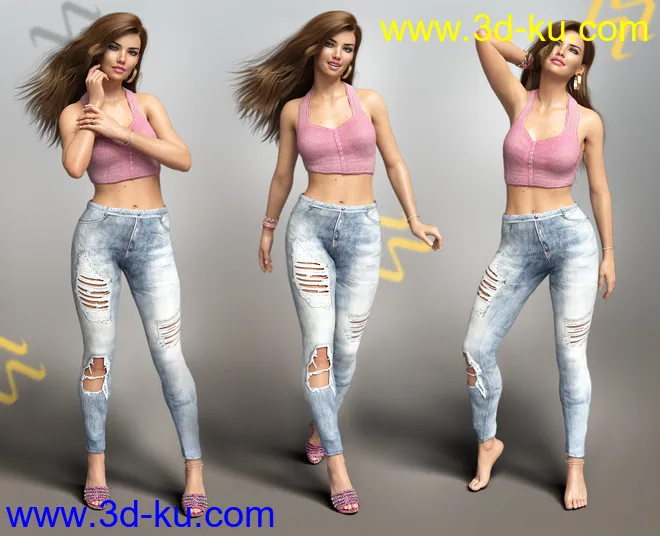 iV Standing Pose Collection For Genesis 8 Female(s)模型的图片8