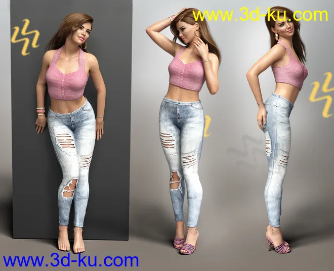 iV Standing Pose Collection For Genesis 8 Female(s)模型的图片9