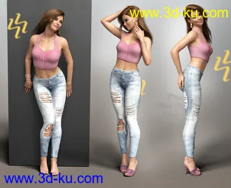 3D打印模型iV Standing Pose Collection For Genesis 8 Female(s)的图片