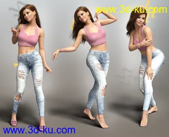 3D打印模型iV Standing Pose Collection For Genesis 8 Female(s)的图片