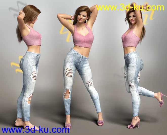 iV Standing Pose Collection For Genesis 8 Female(s)模型的图片11