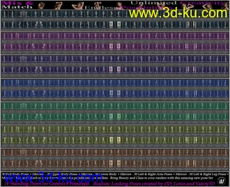 3D打印模型iV Standing Pose Collection For Genesis 8 Female(s)的图片