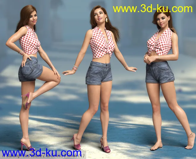 iV Standing Pose Collection Version 2 for Genesis 8 Female(s)模型的图片3