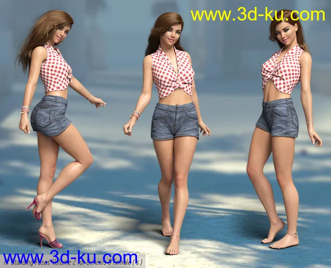 iV Standing Pose Collection Version 2 for Genesis 8 Female(s)模型的图片4