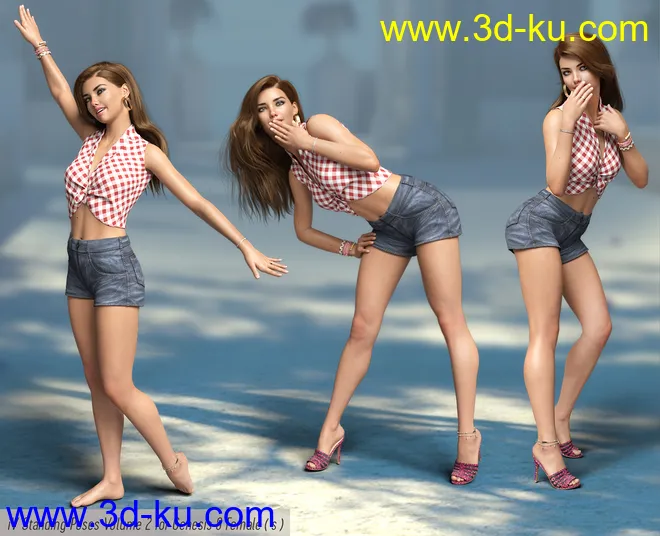 iV Standing Pose Collection Version 2 for Genesis 8 Female(s)模型的图片5