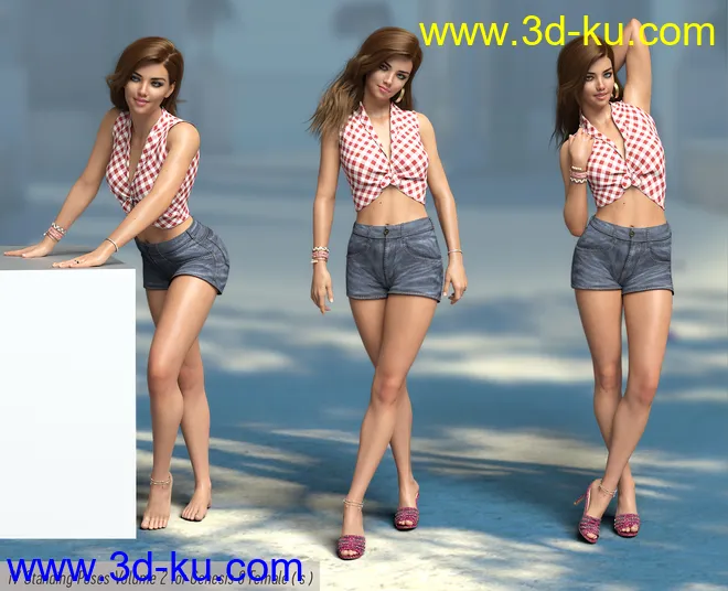 iV Standing Pose Collection Version 2 for Genesis 8 Female(s)模型的图片9