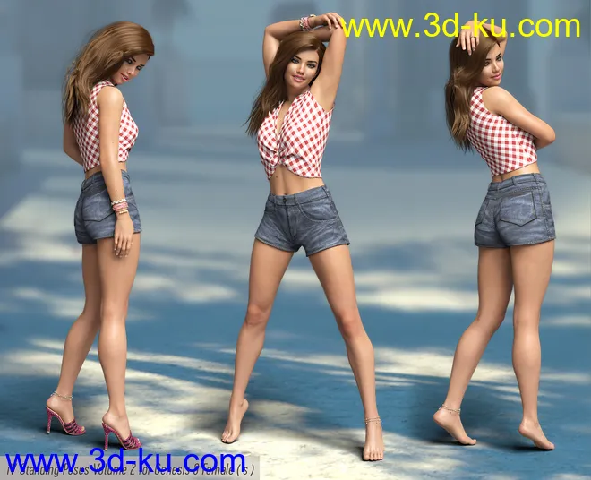 iV Standing Pose Collection Version 2 for Genesis 8 Female(s)模型的图片10