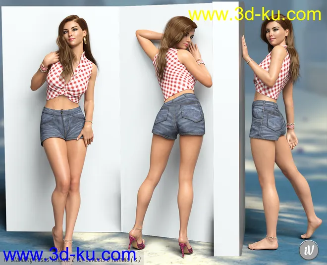 iV Standing Pose Collection Version 2 for Genesis 8 Female(s)模型的图片11