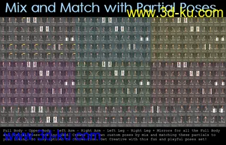 3D打印模型iV Standing Pose Collection Version 2 for Genesis 8 Female(s)的图片