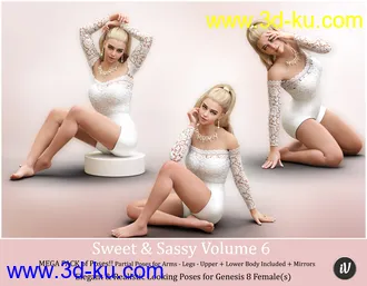 3D打印模型iV Sweet & Sassy Vol. 6 Pose Collection for Genesis 8 Female(s)的图片