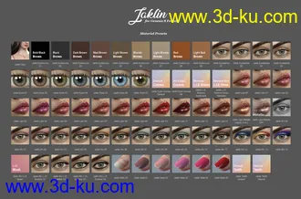 3D打印模型Jaklin for Genesis 8 Female的图片