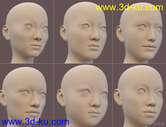 Japanese Face and Body Shapes for Genesis 3 and 8 Female模型的图片10
