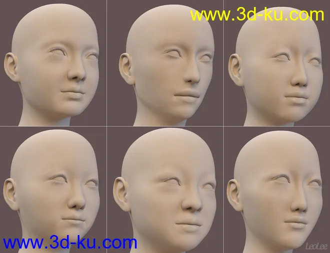 Japanese Face and Body Shapes for Genesis 3 and 8 Female模型的图片11