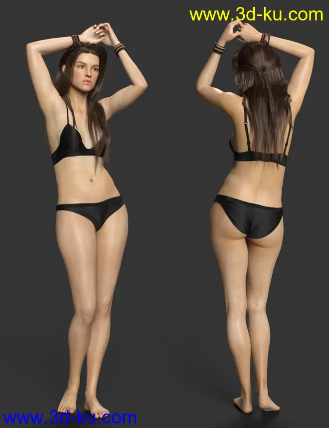 Jay HD for Genesis 8 Female模型的图片7