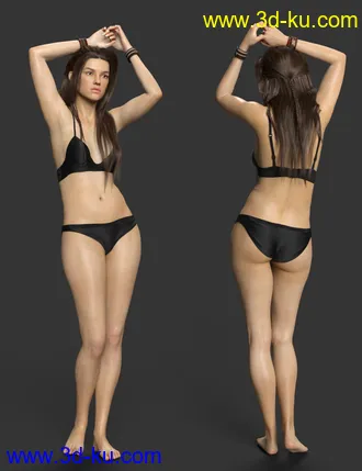 3D打印模型Jay HD for Genesis 8 Female的图片