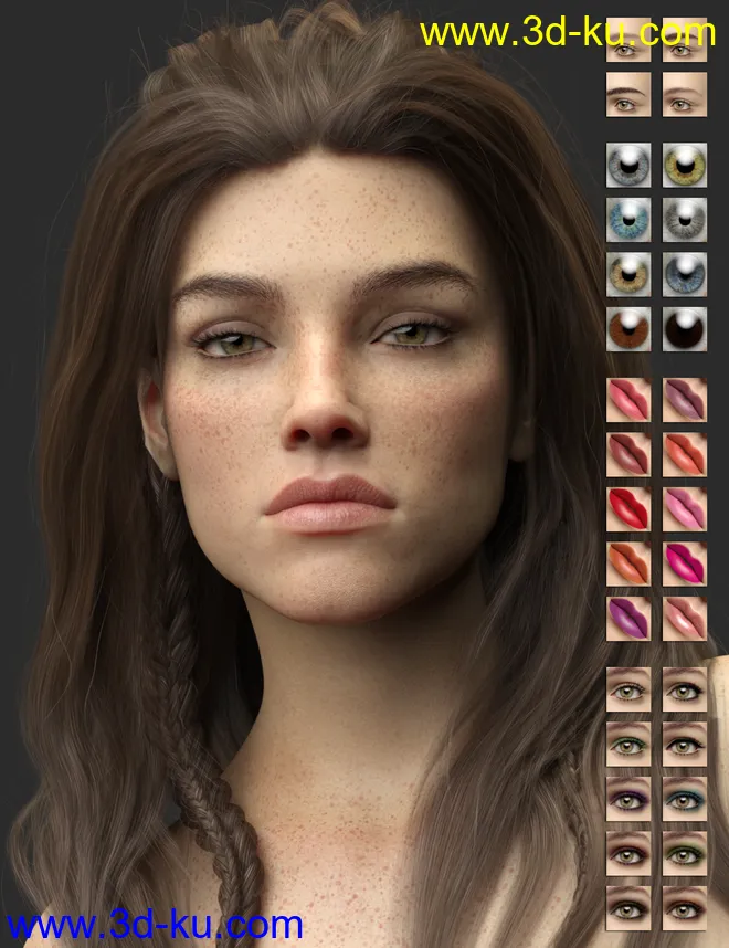 Jay HD for Genesis 8 Female模型的图片8