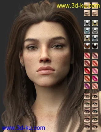 3D打印模型Jay HD for Genesis 8 Female的图片