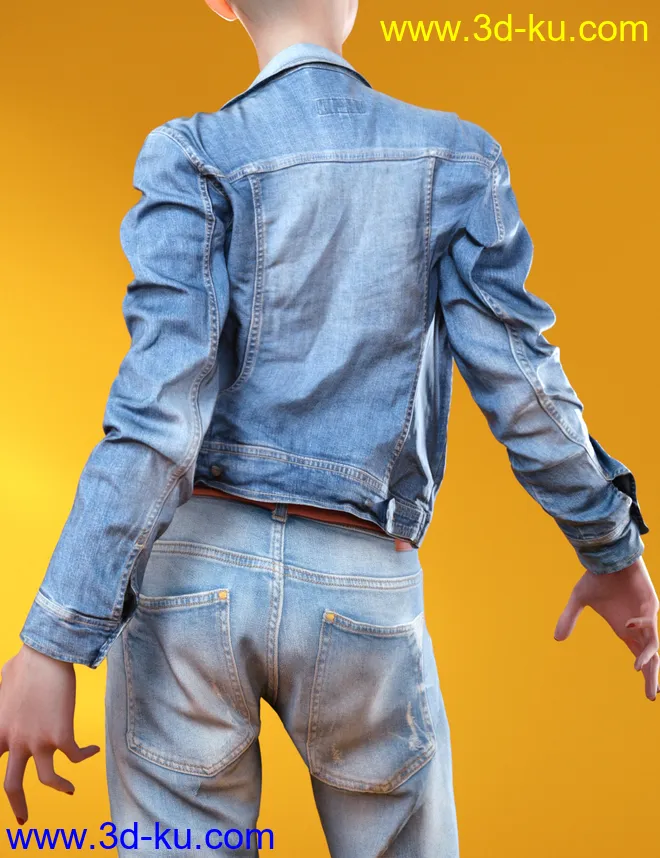 Jeans Jacket Mayhem模型的图片5