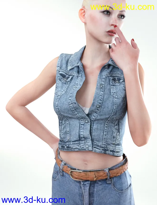 Jeans Jacket Mayhem模型的图片6