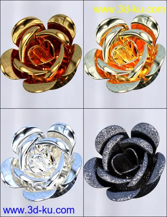 3D打印模型Jeweled Excellence Set 01 for Genesis 2, 3 and 8 Female(s)的图片