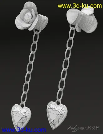 Jeweled Excellence Set 01 for Genesis 2, 3 and 8 Female(s)模型的图片17