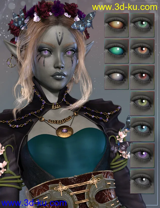 Jhulae for Genesis 8 Female and Rynne 8模型的图片9