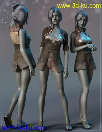 3D打印模型Jhulae for Genesis 8 Female and Rynne 8的图片